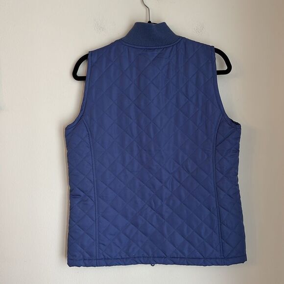Lilly Pulitzer Women vintage lightweight quilted blue vest size Large EUC - Picture 8 of 8